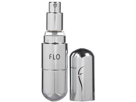 Flo Refillable Fragrance Atomizer Silver 6 ml 